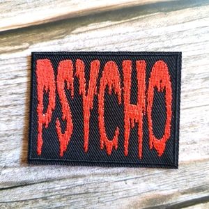 Psycho Horror Movie Gothic Embroidered Iron on Patch Pick 3/13$
